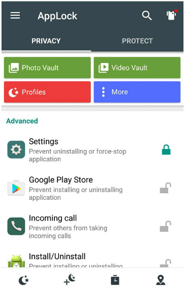 Restrict Certain Apps on Android