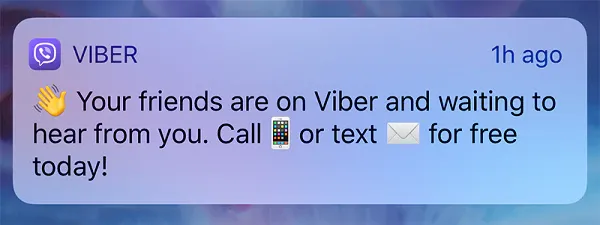 hack Viber via Catch Viber Notification