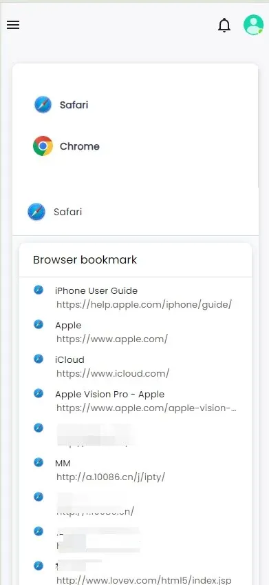 
                        Von SpyX überwachter Browserverlauf echter Benutzer.
