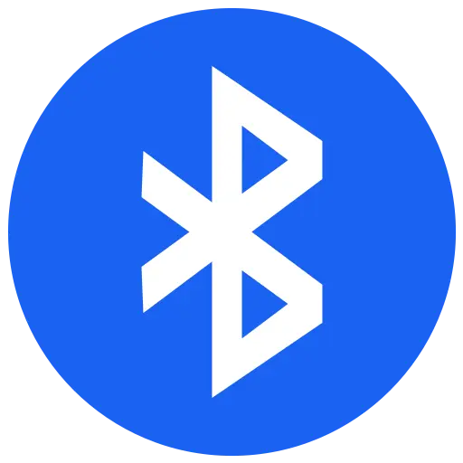 Bluetooth logo.