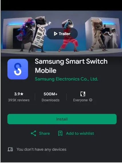 
Samsung Smart Switch.