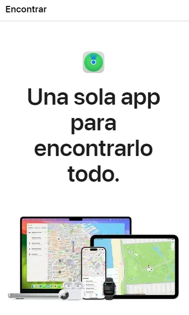 
encontrar en Apple