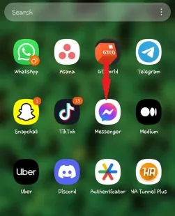 
Open Messenger app.