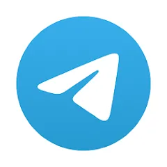 Telegram app icon.