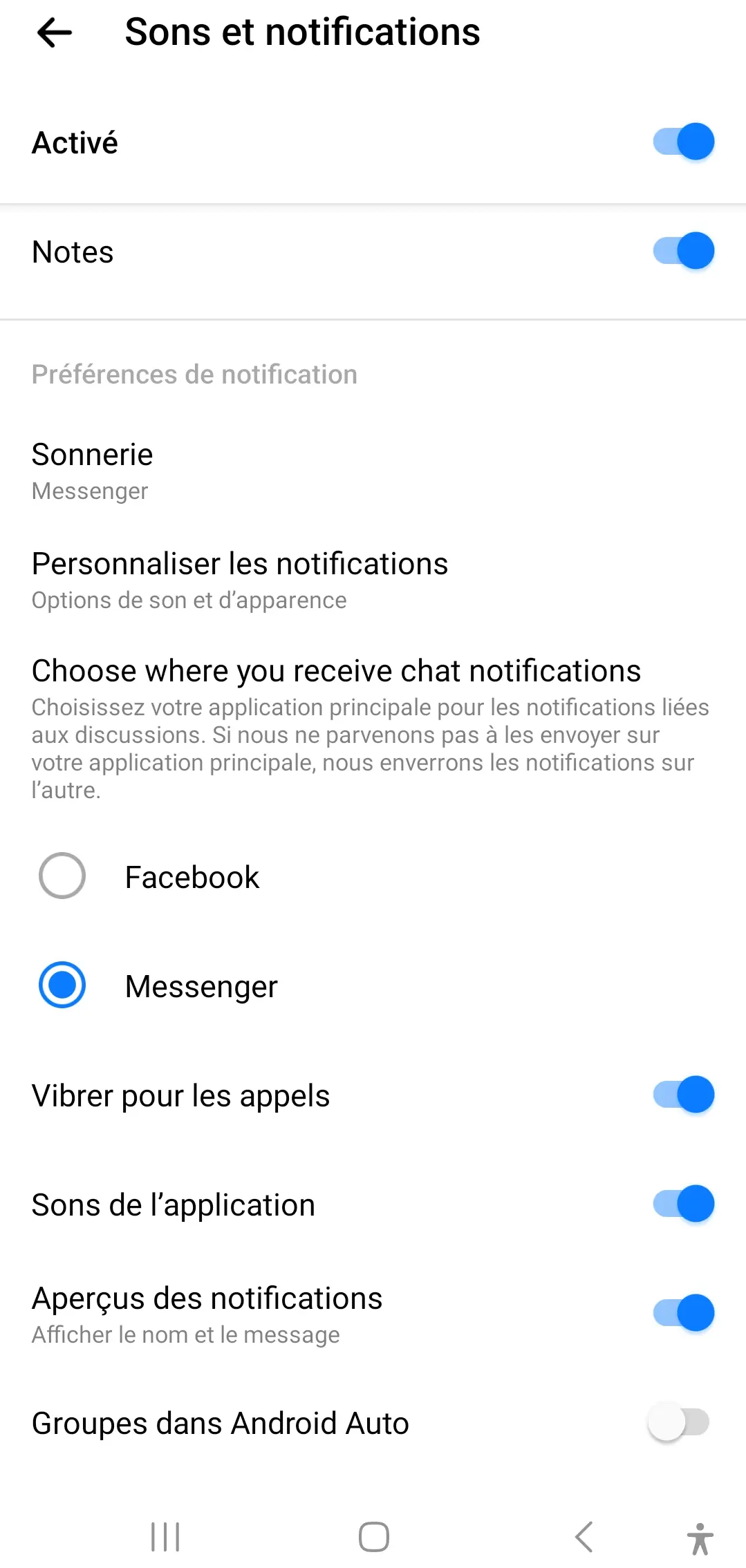 
Activez les notifications sur Messenger