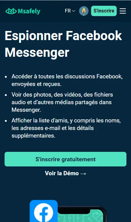 
Facebook Messenger de Msafely