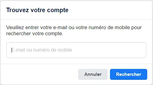 
Trouvez le Facebook compte