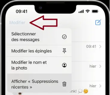 
Cliquez sur « Modifier »