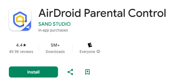 
        AirDroid Parental Control