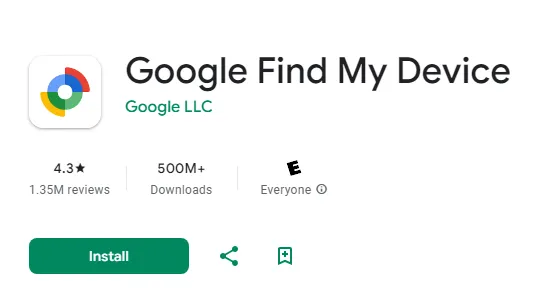 
        google find my device