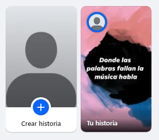 
tu historia de facebook