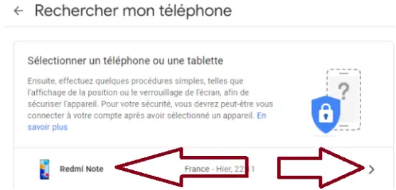 
Rechercher téléphone sur Google Maps