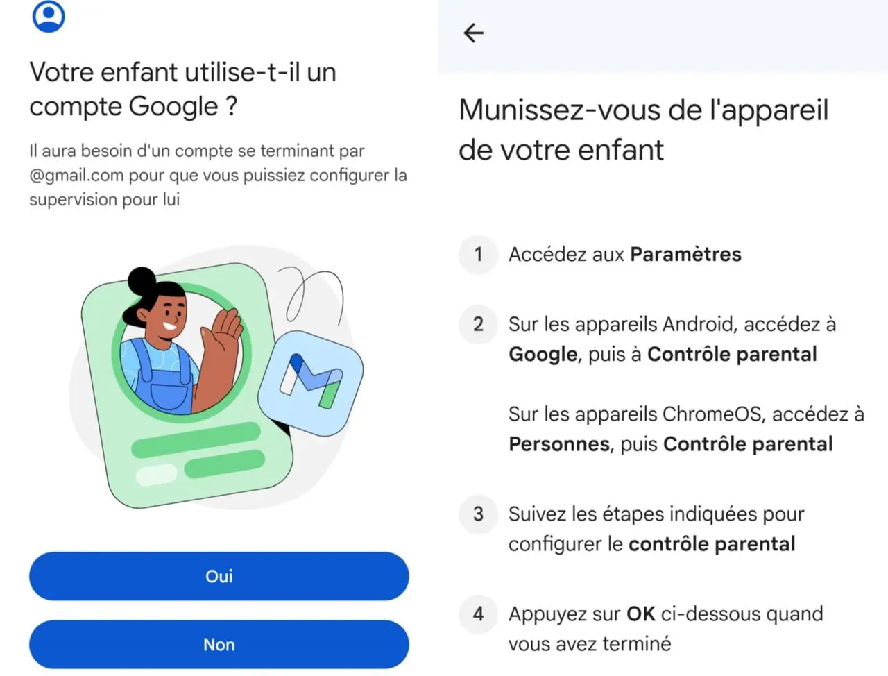 
Connecter le compte Google