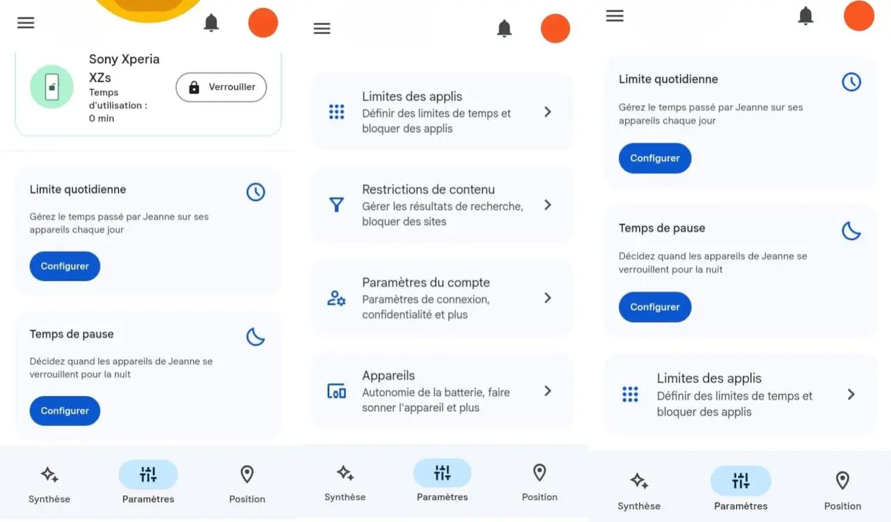 
Paramétrer Family Link pour les téléphones iOS ou autres