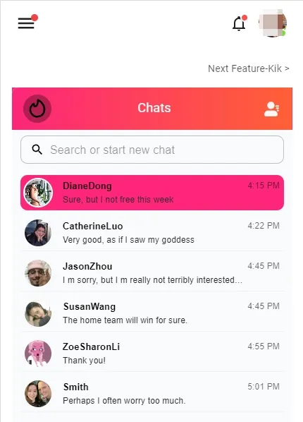 
Msafely can help users to view Tinder chat list.