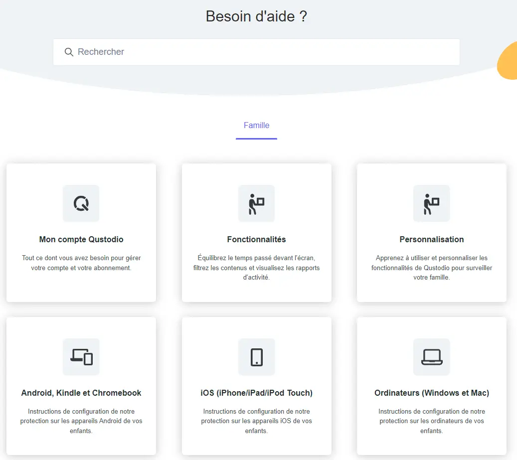 Support et service client de Qustodio