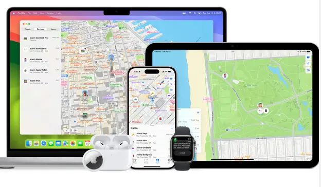 Contrôle téléphone à distance gratuit via Find My Apple