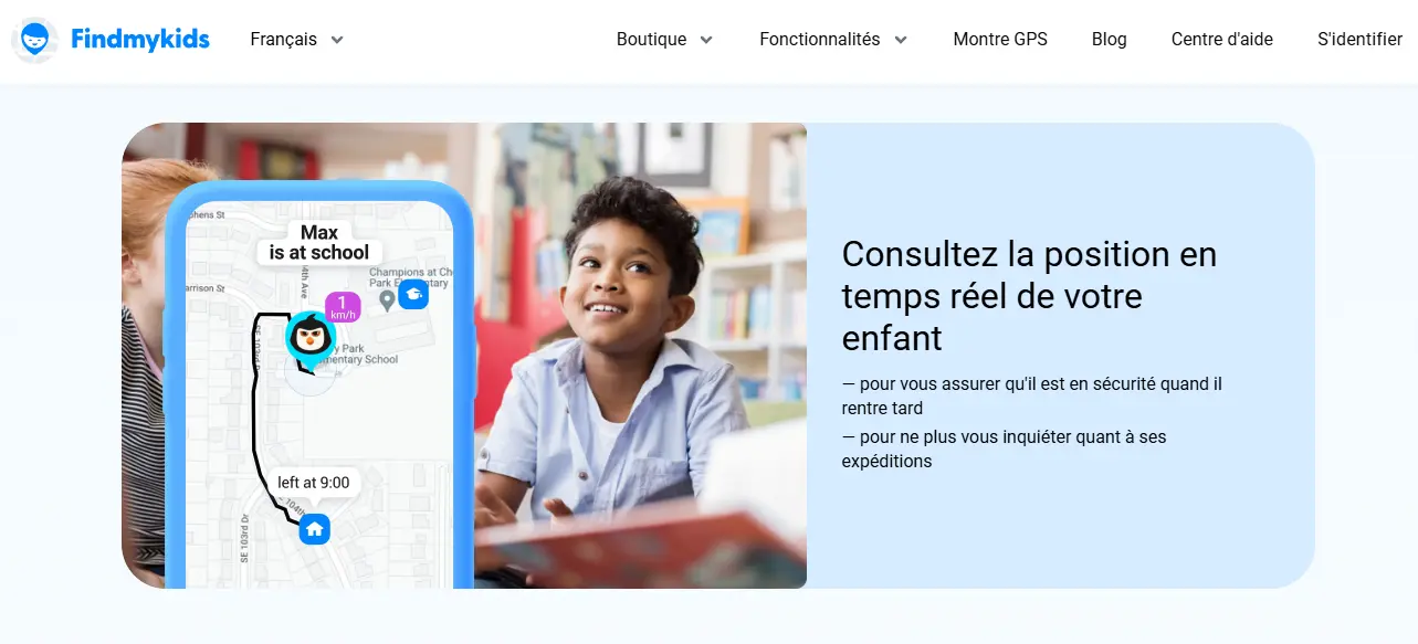 Findmykids GPS enfant iPhone