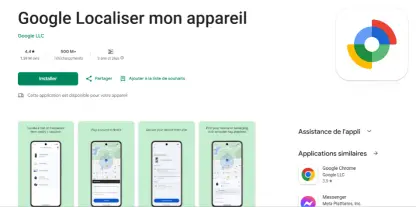 Google Localiser mon appareil