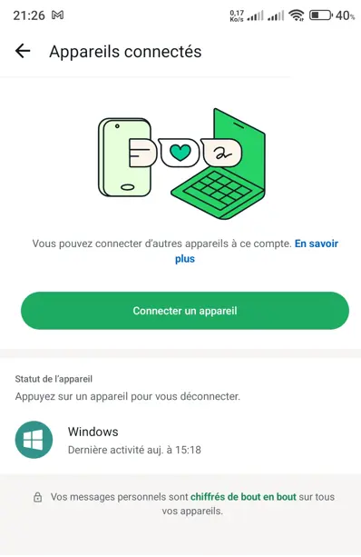 Connecter un appareil