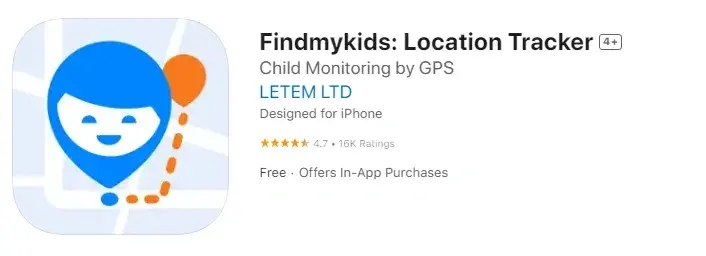 Download Findmykids app.