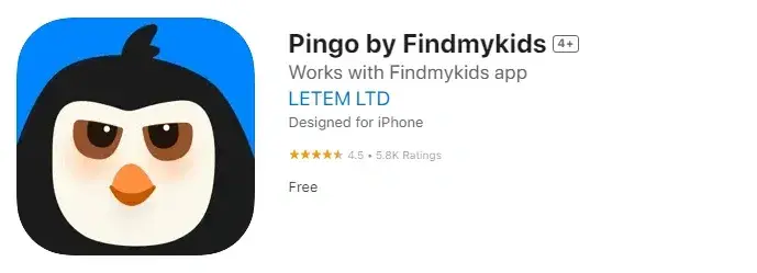 Download Pingo app on child's phone.