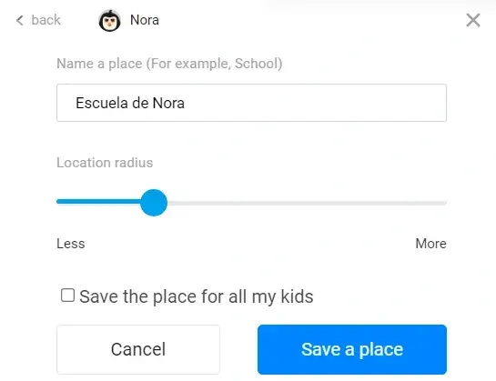 Set up safe zones on the map and receive instant notifications.