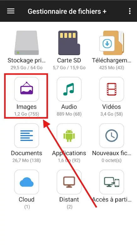 Explorez le dossier Images ou Instagram.