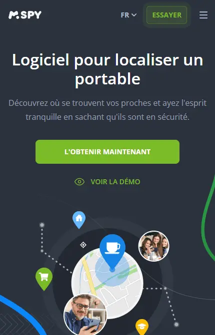 mSpy - logiciel pour localiser un portable