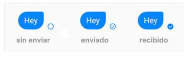    Pantalla de Messenger.       