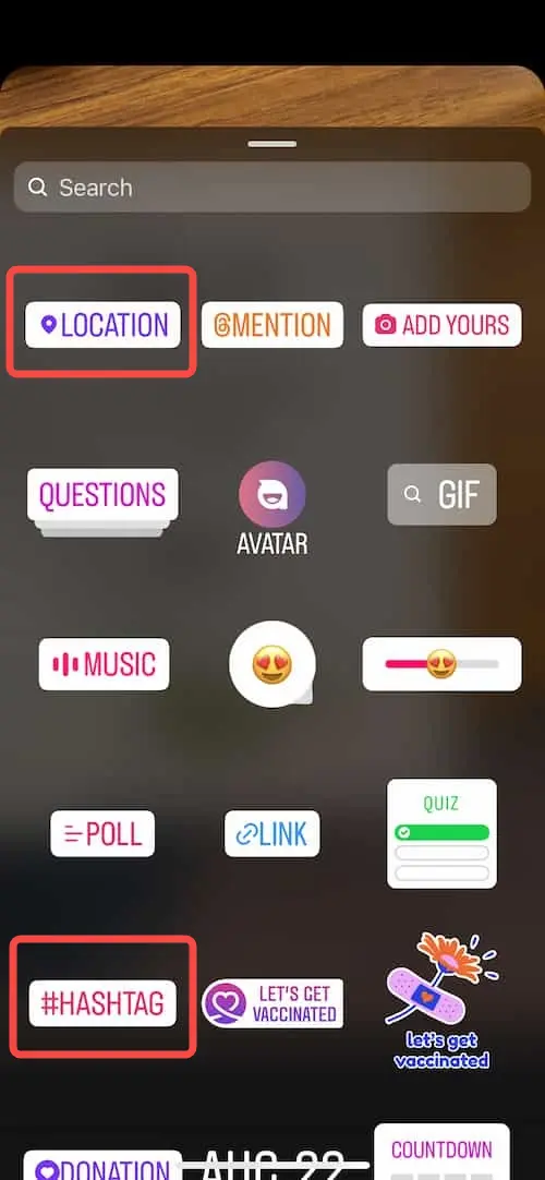 hashtags Instagram