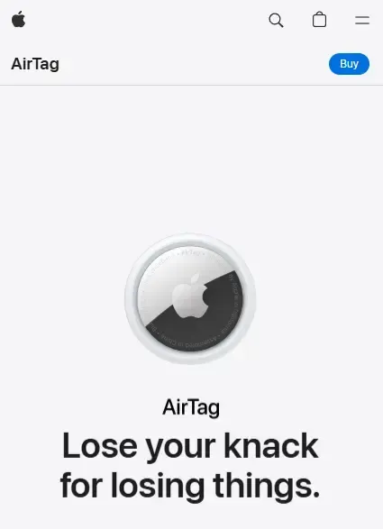 Apple Air Tag.