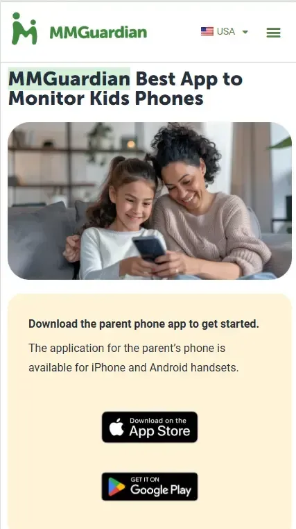 MMGuardian parental control app.