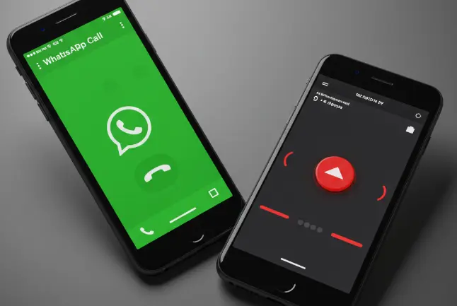 enregistrer un appel WhatsApp via un autre appareil