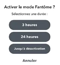 Activer le mode Fantôme sur Snapchat