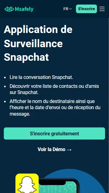 Msafely - Snapchat tracker