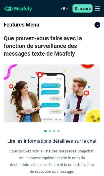 Msafely Snapchat feature