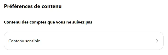 Modifier les préférences de contenu dans les paramètres Instagram