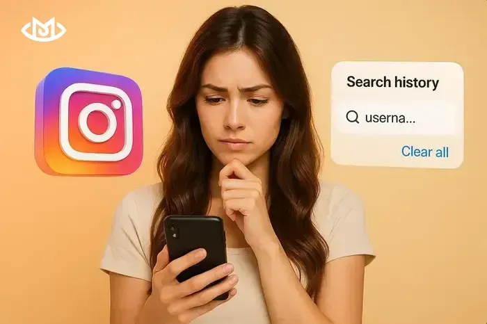 voir et effacer l'historique de recherche Instagram