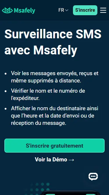 Surveiller SMS avec Msafely
