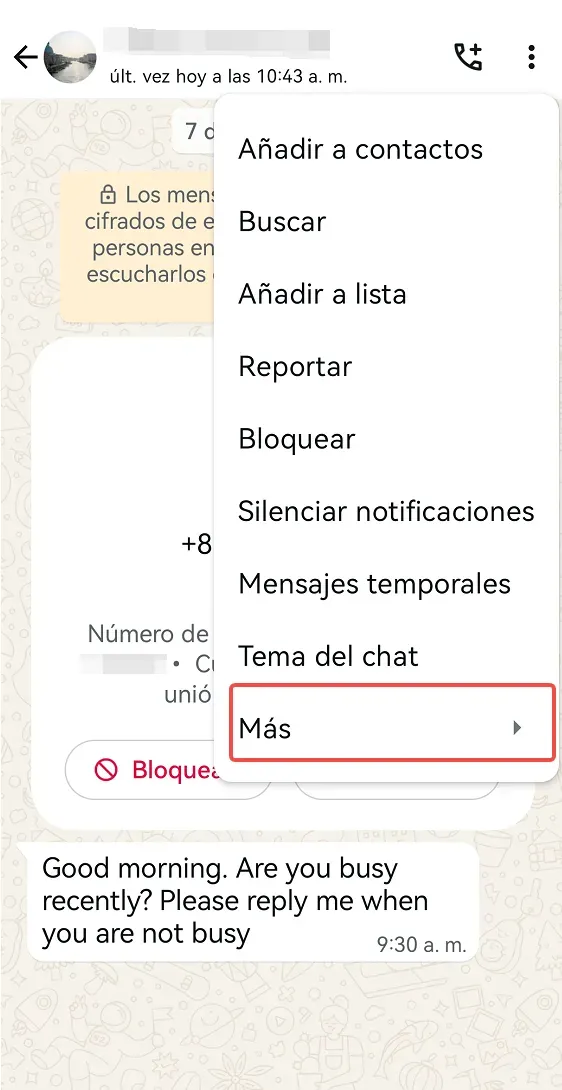 Más