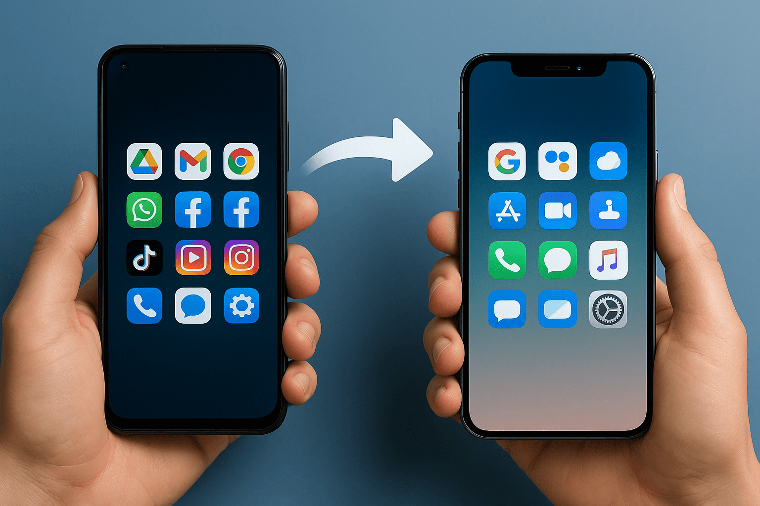 Transferir Aplicaciones de un Teléfono a Otro: Las Mejores Opciones Gratuitas para Android e iPhone