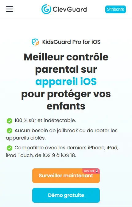KidsGuard Pro - application de contrôle parental