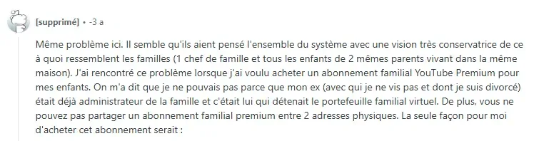 Family Link avis deux