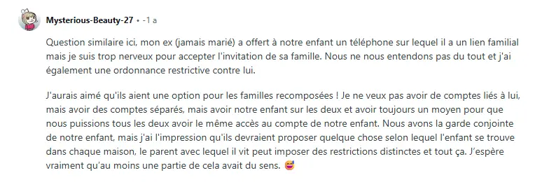 Family Link avis un