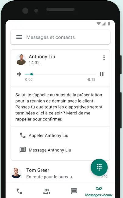 Google Voice enregistrement d’appel